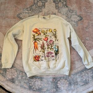 Hyrule Zelda Graphic Cream Crewneck Sweatshirt